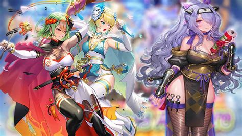 Fire Emblem Heroes Sexy Hentai Ninja Camilla Fjorm And Laegjarn Paralogue Wyvern Ninja