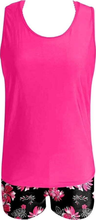 Generisch Women S Cute Split Bikini Swimsuit High Waist Bikini Push Up Three Piece