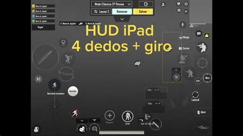 HUD 4 Dedos Giro Para IPad Pubg Mobile YouTube