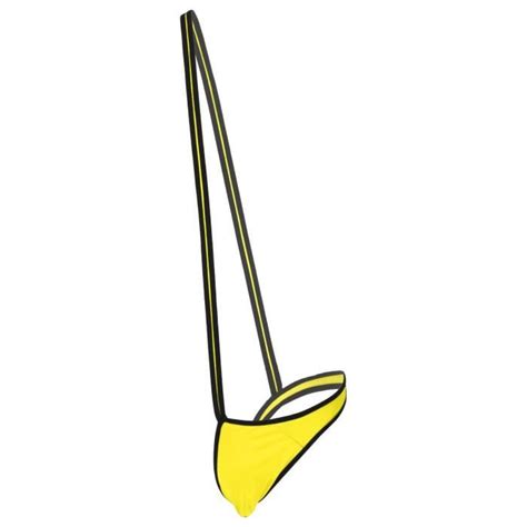 Iiniim Homme Jockstrap String Lingerie Sexy Sous Vêtements Vêtements de Nuit Boxer Sangle