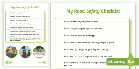 Taiwan Road Safety Checklist Professor Feito Twinkl