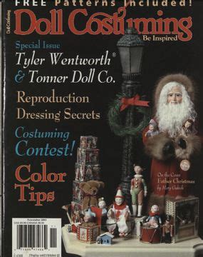 Журнал с выкройками одежды для кукол Doll Costuming, 2003, vol.11 ...
