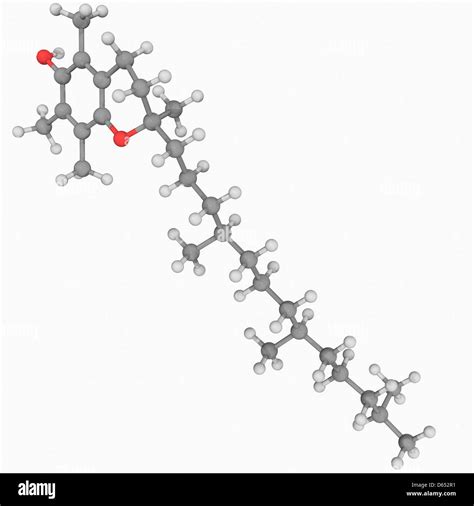 Vitamin E Molecule Stock Photo Alamy