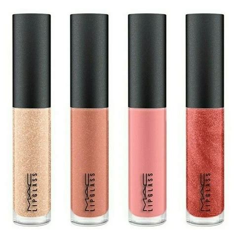 MAC COSMETICS SHINY Pretty Things Party Favours Nude Mini Lip Glosses