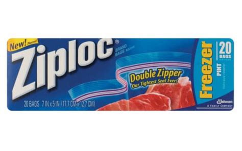 Ziploc Grip N Seal Freezer Pint Bags 1 Kroger