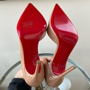 Christian Louboutin Shoes New Christian Louboutin Patent Calf Leather Pumps Nude Poshmark