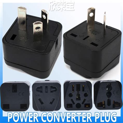 Adaptador de conversión Universal australiano de 2 3 Pines enchufe