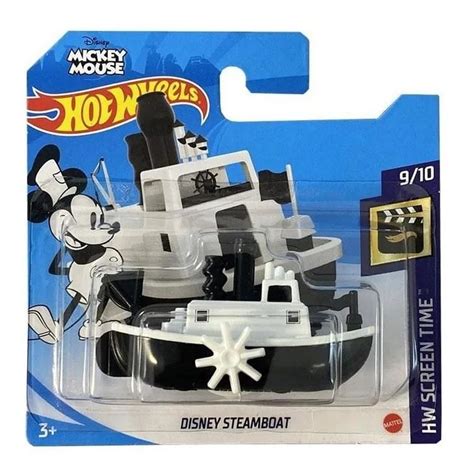 HOT WHEELS MICKEY BARCO Disney Steamboat Shopee Brasil