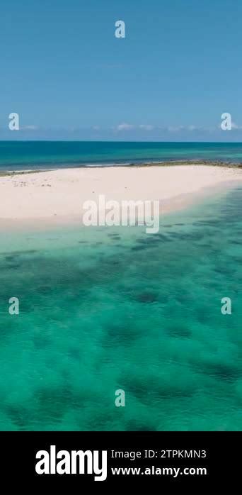 Naked Island Beach Sandbar In Surigao Del Sur Britania Island Mindanao Philippines Vertical