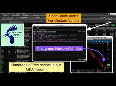 Thinkorswim Scans Study Filters YouTube