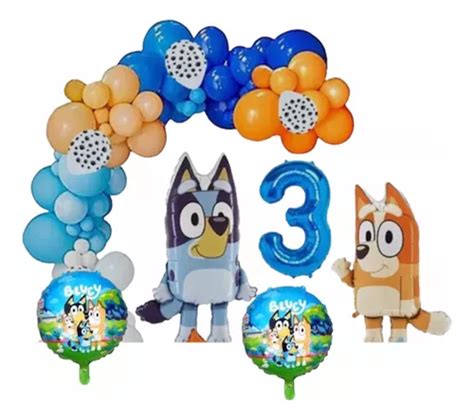 Pack De Globos Bluey Incluye Mu Ecos Cm Y N Mero De Cuotas Sin