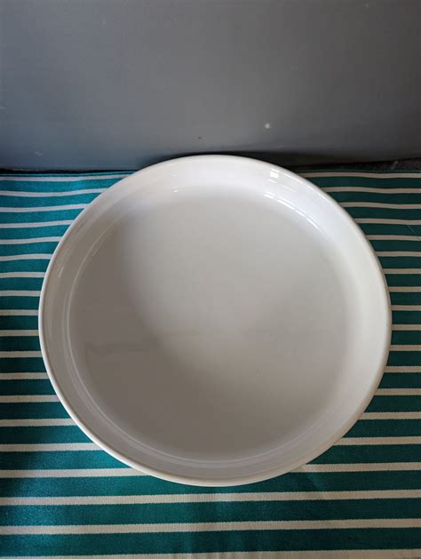 Vintage French White Corning Ware 10 Quiche Or Pie Dish Etsy