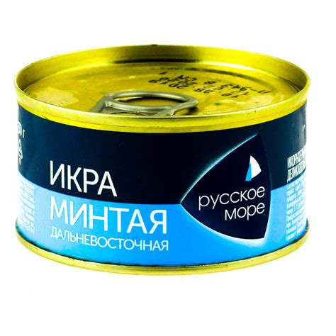 Икра минтая Русское море 130г дальневосточная купить с доставкой на дом ...