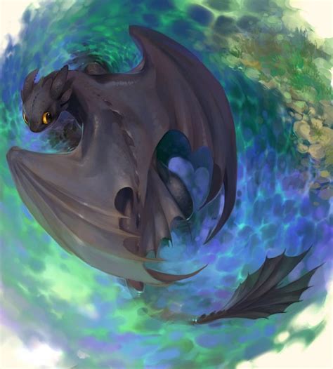 Toothless - How to Train Your Dragon - Image by Pixiv Id 220146 ...