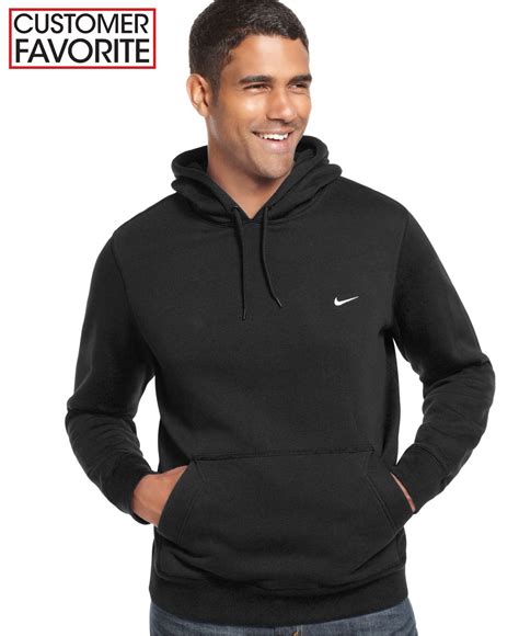 Nike Men's Classic Fleece Hoodie in Black for Men - Lyst