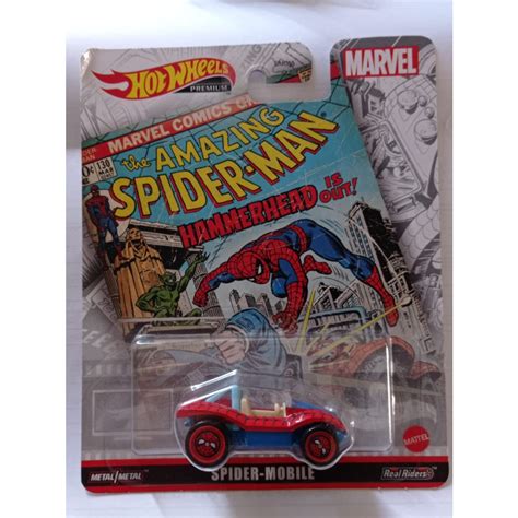 Spider Mobile Hot WHeels homem aranha temático filme Shopee Brasil