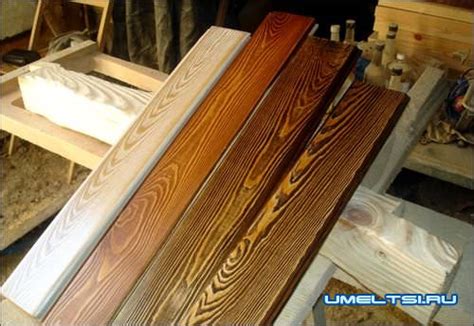 Технология браширования древесины своими руками