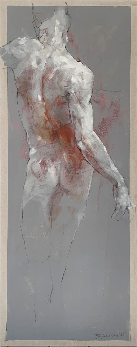 Michał Bajsarowicz Nude Figurative and abstract acrylic painting
