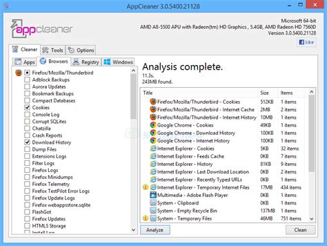appcleaner screenshot    snapfilescom
