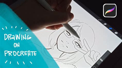 How I Draw On Procreate Step By Step Process Tutorial Youtube