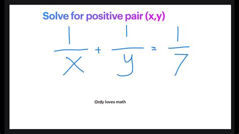 A Nice Equation Rational Equation Simon S Favorite Factoring Trick Used In Math Olympiad