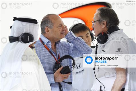 Mansour Ojjeh Ksa Tag And Ron Dennis Gbr Mclaren Executive Chairman