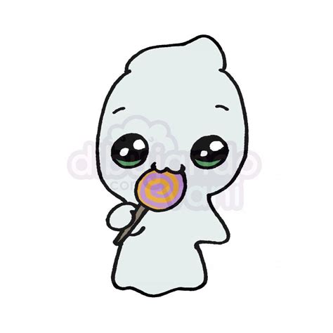 Fantasma Paleta Kawaii Dibujando Con Vani