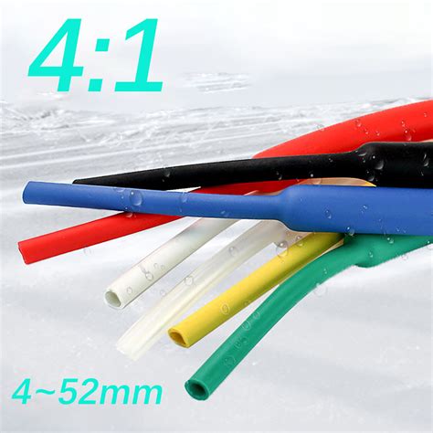 Heat Shrink 41 Waterproof Heatshrink Glue Adhesive Lined Tube Sleeve