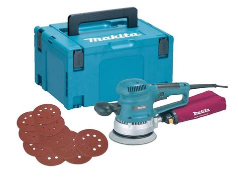 Makita Bo6030 240v 6 150mm Random Orbital Sander Sanding Sheets