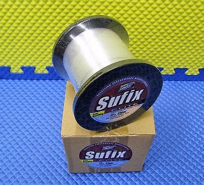 Sufix Elite 12lb Clear Monofilament Fishing Line 3000 YD Spool 661 312