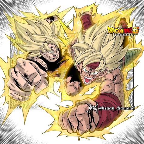 Goku Ssj 1 Y Bardock Ssj 1 Dibujo De Goku Ilustración De Dragón