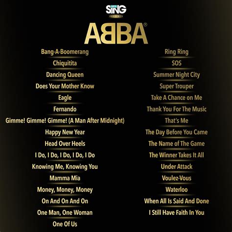 Lets Sing Presents Abba Playman