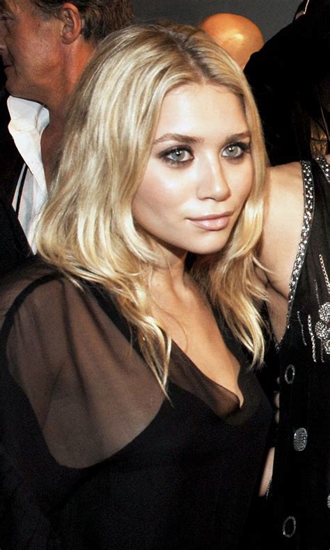 Beauty Close Up Of Ashley Olsen With A Smokey Eye Look And Glossy Nude
