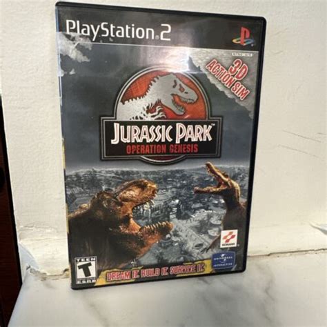 Jurassic Park Operation Genesis Ps2 Ebay