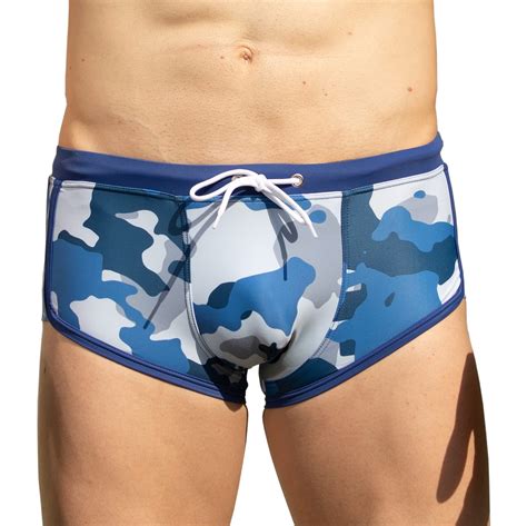 Mens Swim Briefs Dots Sexy Swimwear Low Rise Bikini Quick Dry Swimsuit With Adjustable