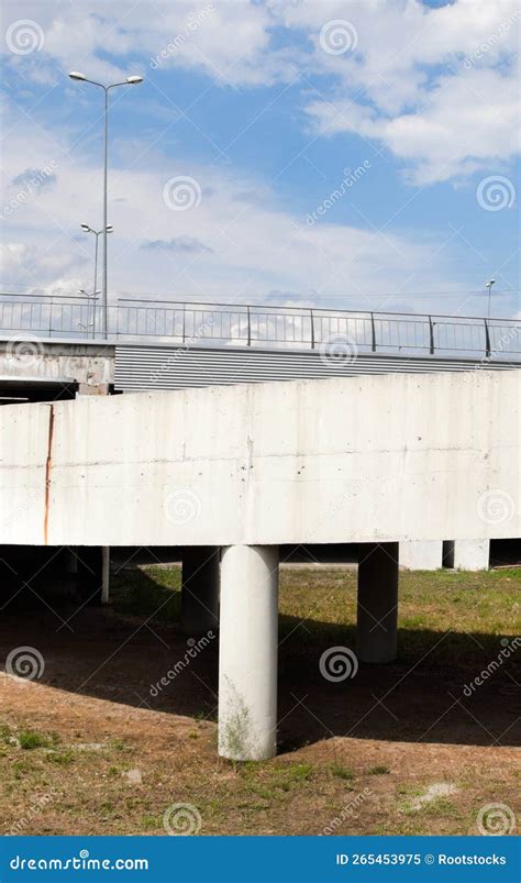 The Ramp Of The Grade Separated Road Junction Stock Image Image Of