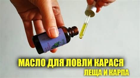 МАСЛО ДЛЯ ЛОВЛИ КАРАСЯ СВОИМИ РУКАМИ, АРОМАТИЗАТОР ДЛЯ РЫБАЛКИ ВЕСНОЙ И ...
