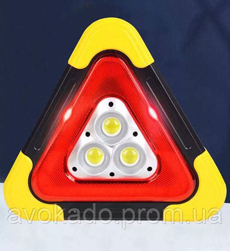 Фонарь знак аварийной остановки 5 в 1 с функцией Power Bank Gold Orion ...