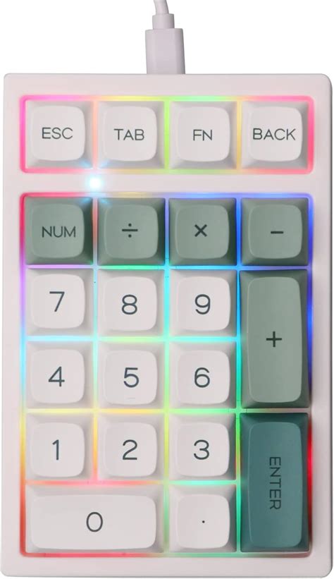 Epomaker Th Keys Hot Swappable Wired Numpad With Rgb Backlight Programmable Xda Profile