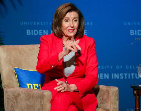 Ex-House Speaker Nancy Pelosi accepts award at University of Delaware's Biden Institute