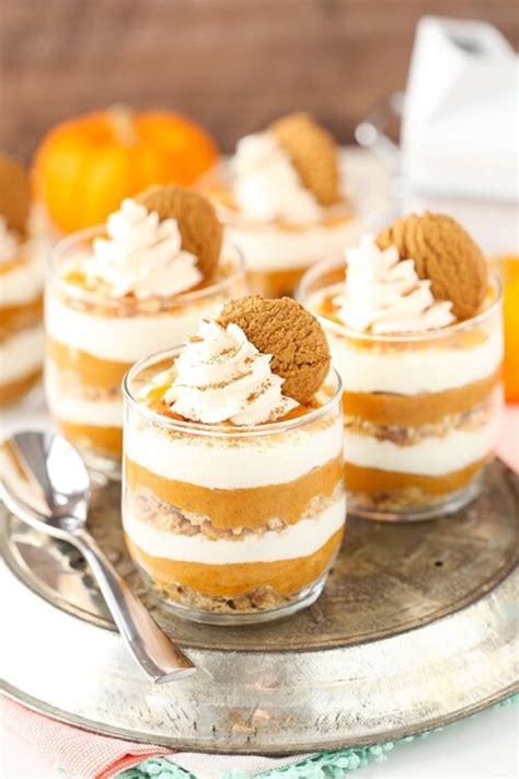 No Bake Mini Pumpkin Pie In A Jar Life Love Sugar