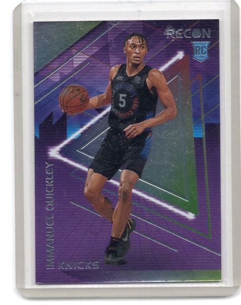 2020 21 Panini Recon Holo Immanuel Quickley 38 Rookie RC EBay