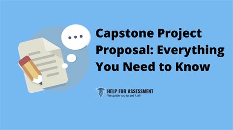 Capstone Project Proposal Definition Structure And Writing Tips