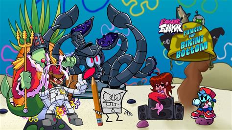 프나펑 펑킨 폴 비키니 바텀 모드 FNF VS Funkin For Bikini Bottom YouTube