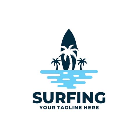 Vector Logo De Surf 12018657 Vector En Vecteezy