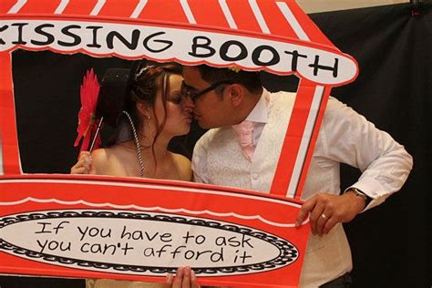 Kissing Booth Photo Booth Prop Red Kissing Booth Prop Photo Kissing