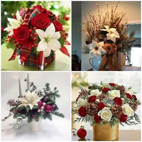 Brillantes Compostions Florales Faire Pour Les F Tes De No L