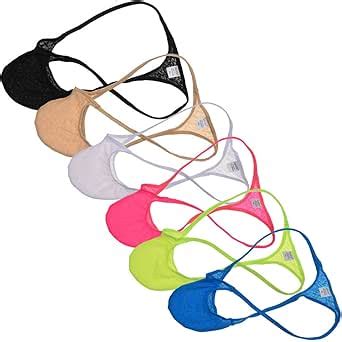 OROCOJUCO Men S Jacquard Thong String Micro Bikini Mini T Back Sexy Pouch Underwear 6 Pack At