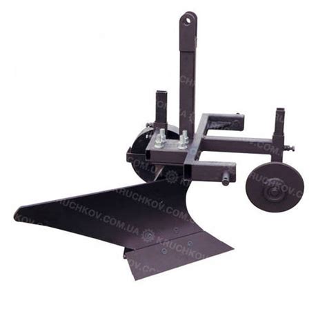 Плуг однокорпусный для минитрактора (опорное колесо, прицепное 3 точки ...