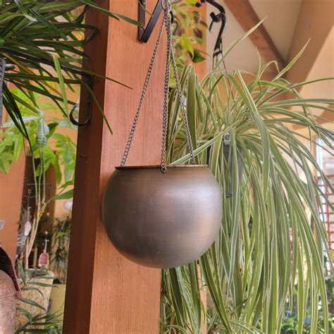 Galvanized Hanging Pot Mccumber Fine Gardens
